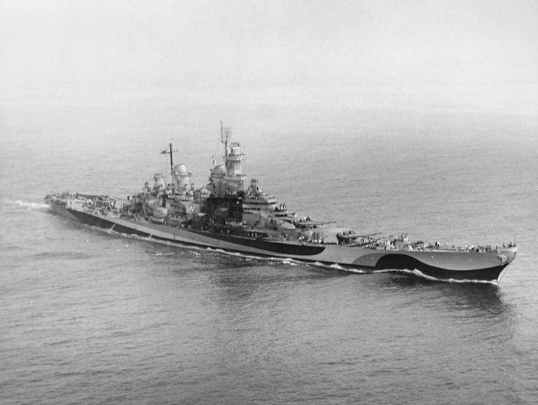 18. The USS Missouri