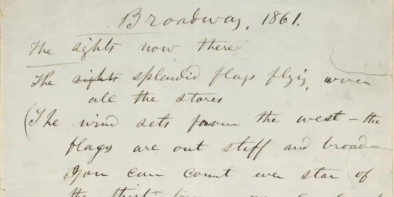 American Poet: Walt Whitman