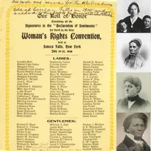 The Importance of the Seneca Falls Convention